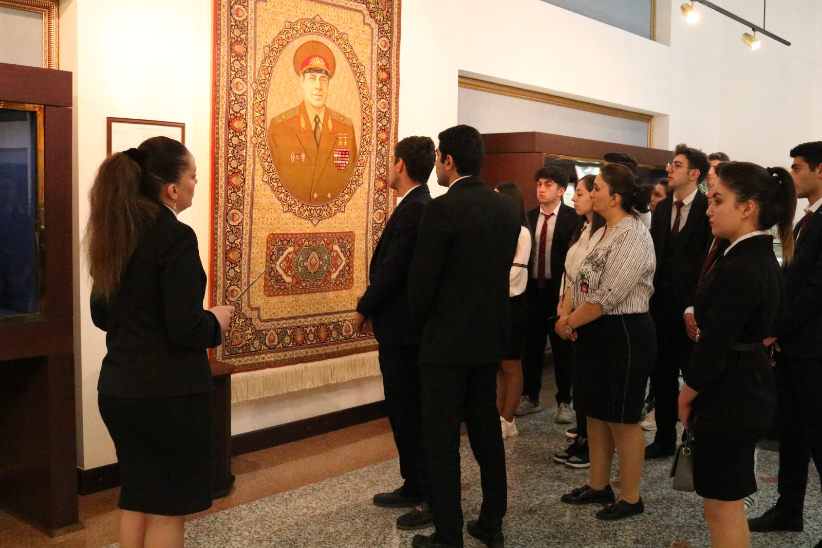 An excursion of the students to the Heydar Aliyev Museum was organized